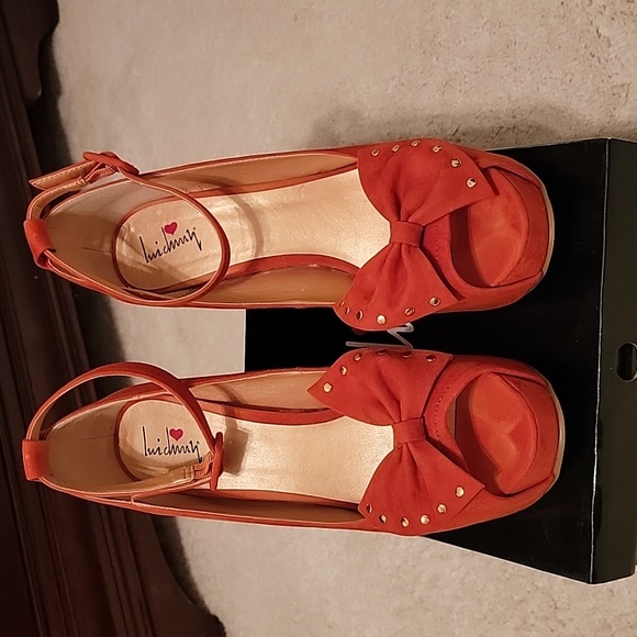 Orange Suede Shoes - Picture 2 of 15